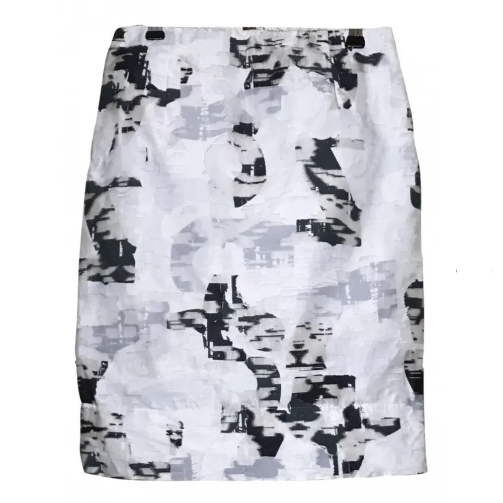 Jil Sander Watercolor Tissue Pencil Skirt